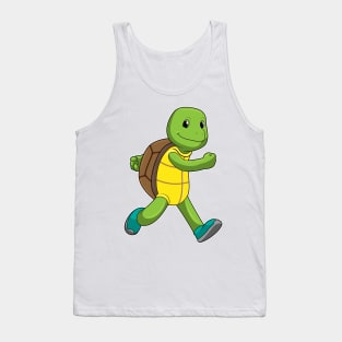 Turtle as Runner at Running Tank Top